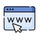 internet globe